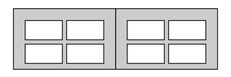 4-Lite Square top-section style