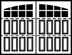 3-Section Arched panel style