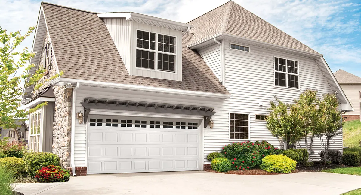 classic steel garage door