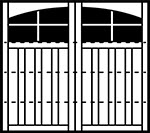 4-Section Arched panel style