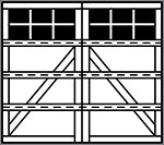 4-Section Square panel style