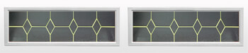 Gentry Brass Pencil Four Diamond window insert