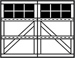 3-Section Square panel style