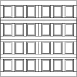 Vertical Raised panel style