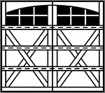 4-Section Arched panel style