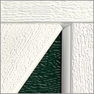 White / Green finish