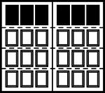 4-Section Square panel style