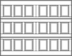 Vertical Raised panel style