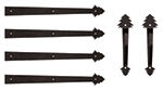 Conifer decorative hardware