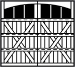 4-Section Arched panel style