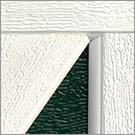 Green / White finish