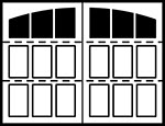 3-Section Arched panel style