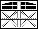 3-Section Arched panel style