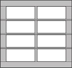 8ft (2 panels) panel style