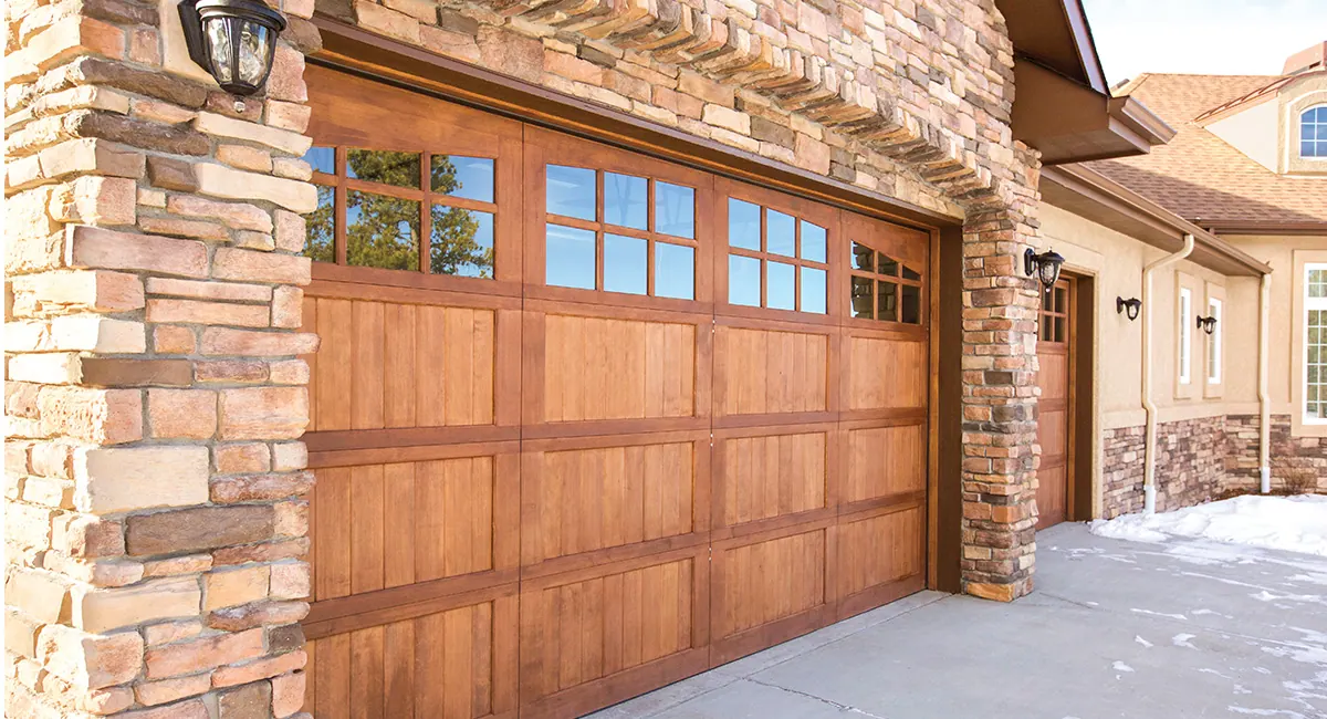 Wood Panel Garage Doors
