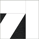 Black / White finish