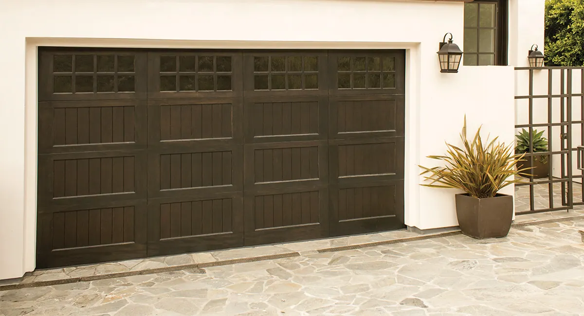 Wood Panel Garage Doors