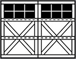 3-Section Square panel style