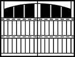 3-Section Arched panel style