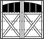 4-Section Arched panel style