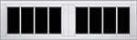 8 Square (S) window insert