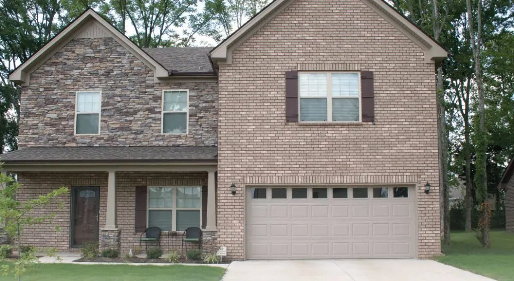 Safe-Way Choice Series Model 56/57 short raised panel garage door
