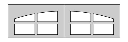 4-Lite Arch top-section style