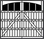 4-Section Arched panel style