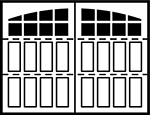 3-Section Arched panel style