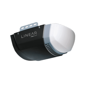 nice/linear single light garage door operator w/ dc motor, megacode & optional battery backup