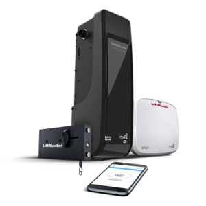 elite series dc battery backup wall mount wi fi garage door opener