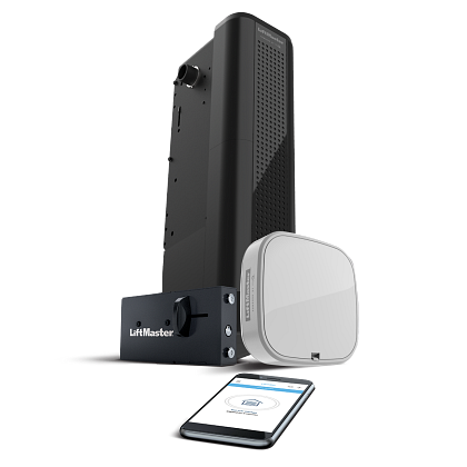 premium series heavy duty dc battery backup wall mount wi fi garage door opener