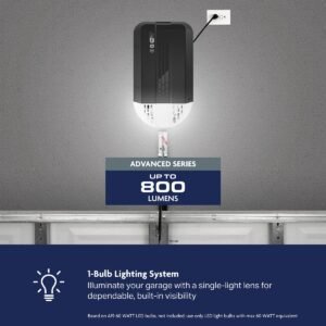 1/2 HP Belt Drive Opener with Battery Backup and myQ Connectivity