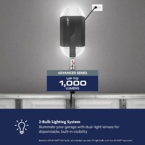 3/4 HP Belt Drive Opener with Battery Backup and myQ Connectivity