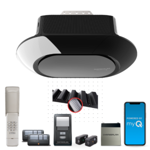Ultra-Quiet Wi-Fi Battery Backup Garage Door Opener with Wireless Keypad