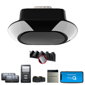 Corner to Corner Lighting LED Wi-Fi Ultra-Quiet Battery Backup Garage Door Opener