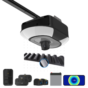 1-1/4 HP Belt Drive Opener with Battery Backup, Built-In Camera, and myQ Connectivity
