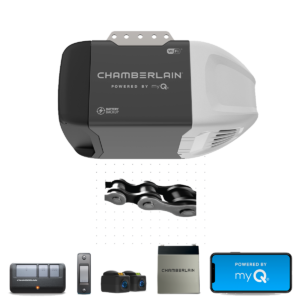 Chain Drive Wi-Fi Battery Backup Garage Door Opener