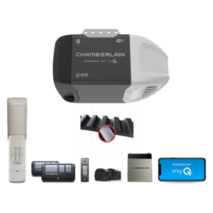 ultra quiet wifi garage door opener with battery backup