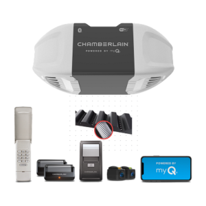 quiet wi fi garage door opener with wireless keypad