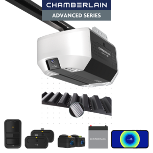 3/4 hp belt drive opener with battery backup and myq connectivity
