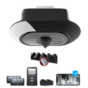 secure view camera ultra quiet wi fi garage door opener