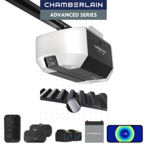 1 hp belt drive opener with battery backup and myq connectivity