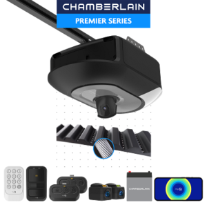 1 1/4 hp belt drive opener with battery backup, built in camera, and myq connectivity