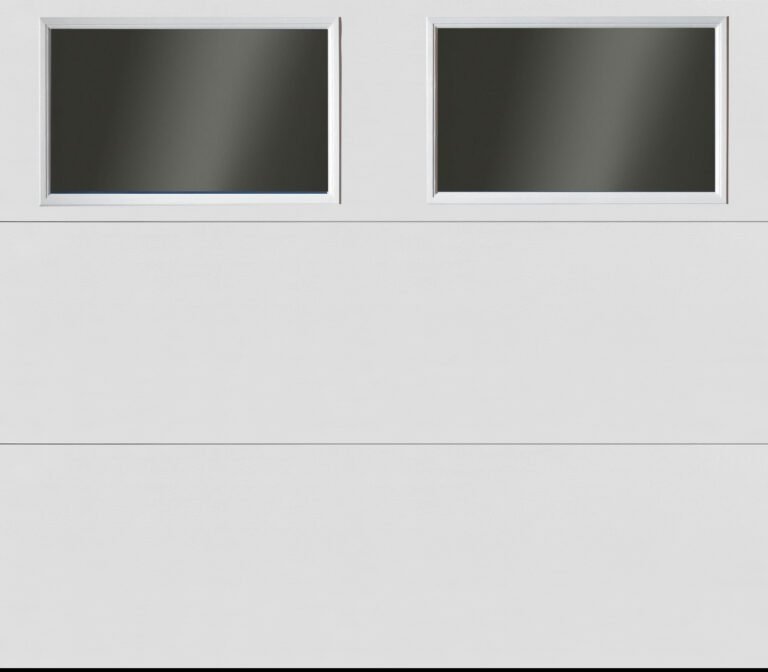 Flush Dark Tint — double-car Amarr door