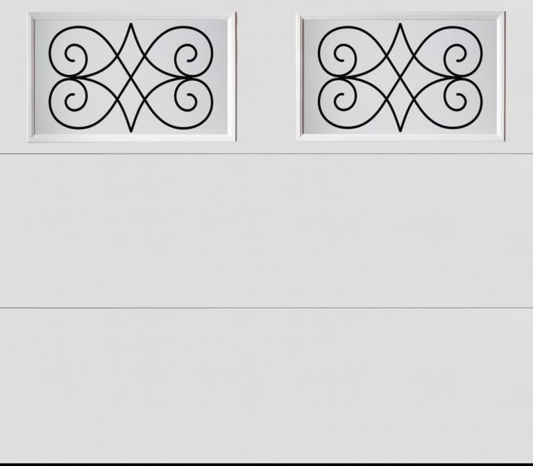 Flush Jardin — double-car Amarr door