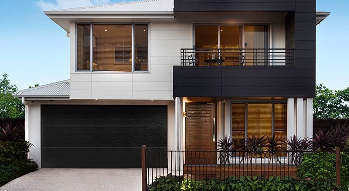 Classica Flush panel design in Black.