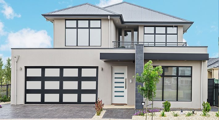 Charcoal Gray with Frost glass.