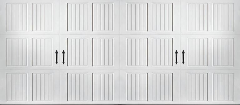 Tuscany - Closed Square — double-car Amarr door