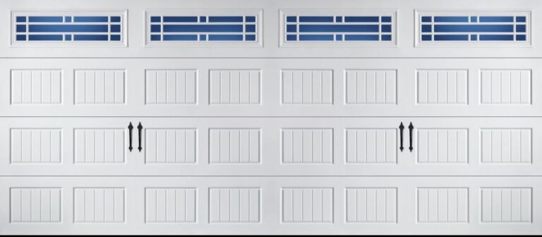 Bead Board - Long Panel Prairie — double-car Amarr door